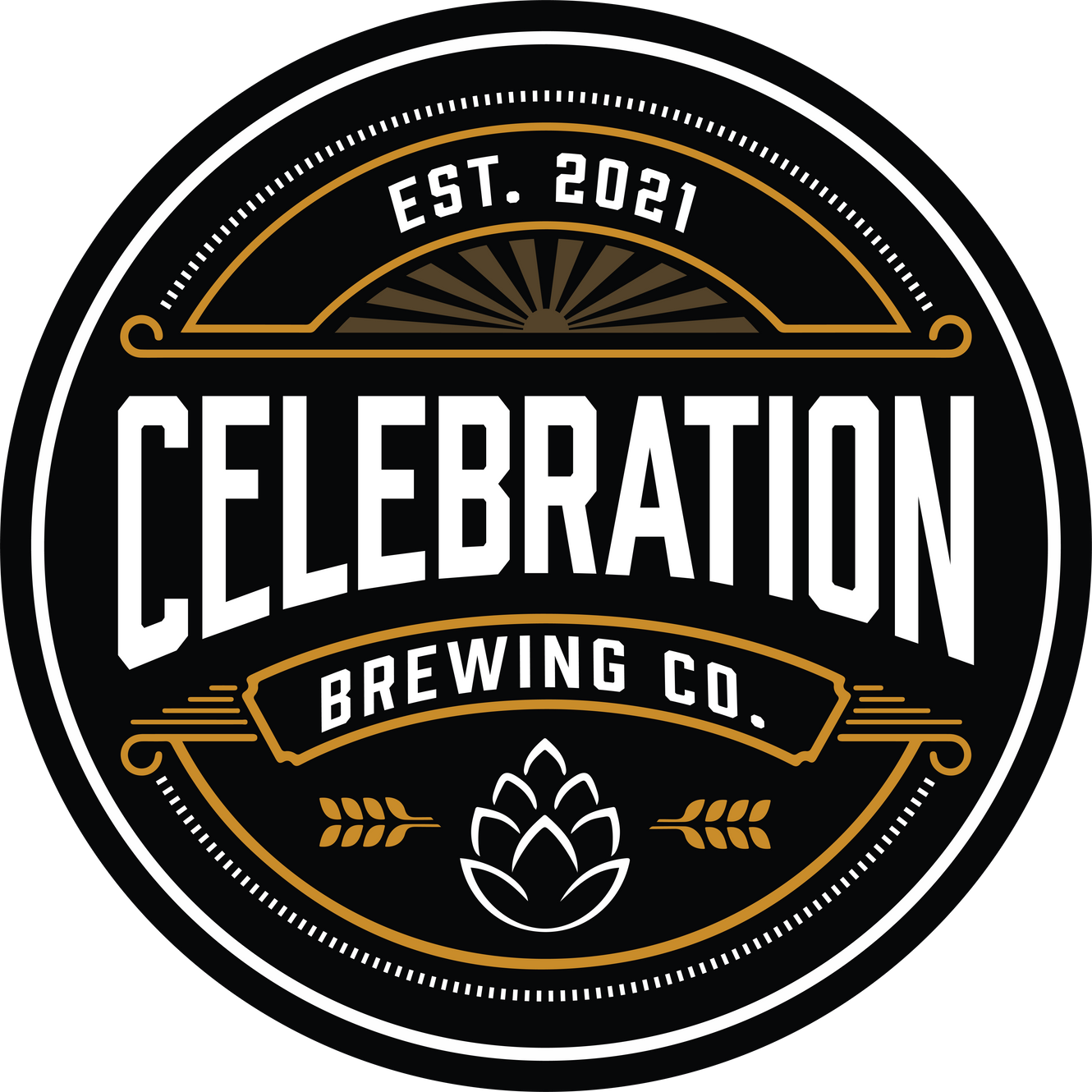 Celebration Logo Metal Sign