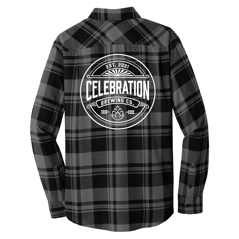 Celebration Brewing Company Flannel Long Sleeve T-Shirt