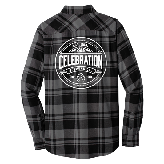 Celebration Brewing Company Flannel Long Sleeve T-Shirt