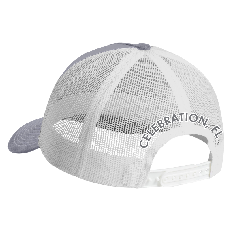 Celebration Brewing Company Round Logo Mesh Cap Light Gray Back