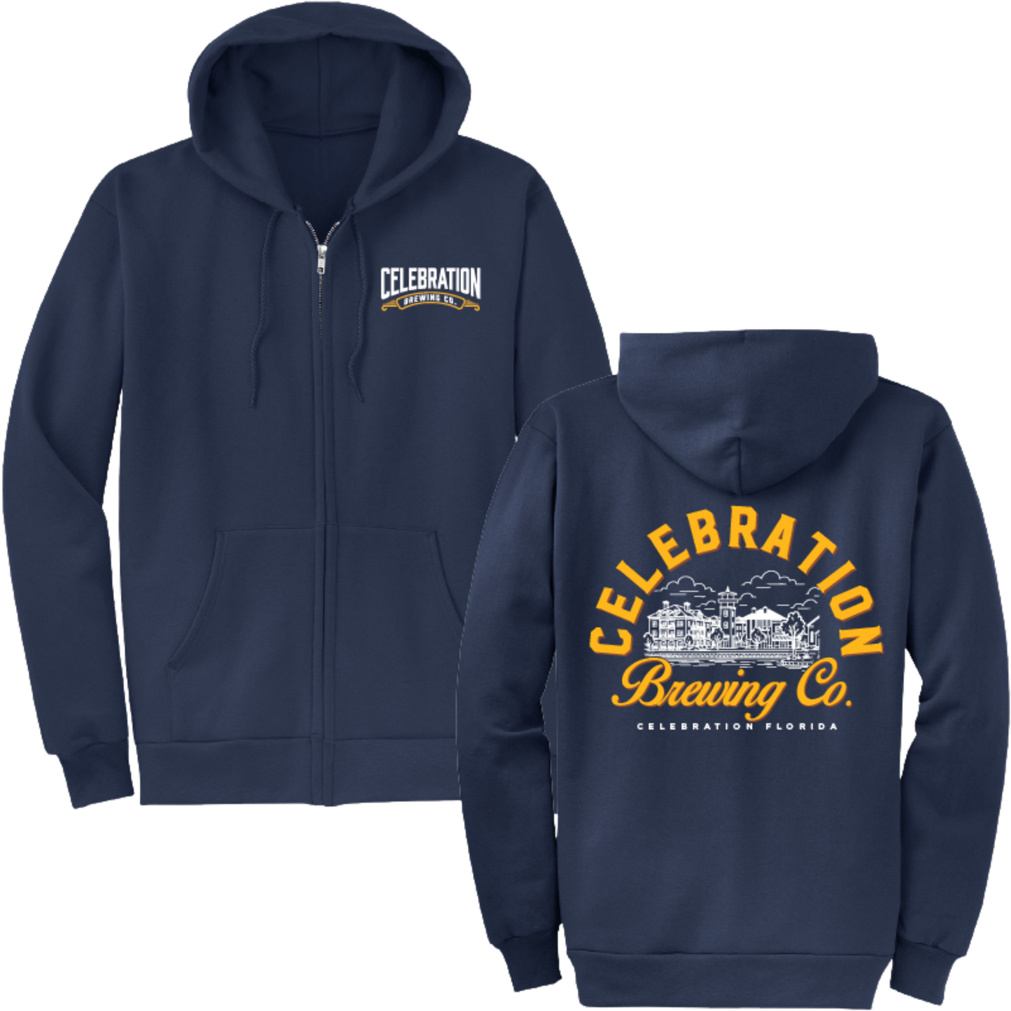 Celebration Brewing Company Skyline Hoodie
