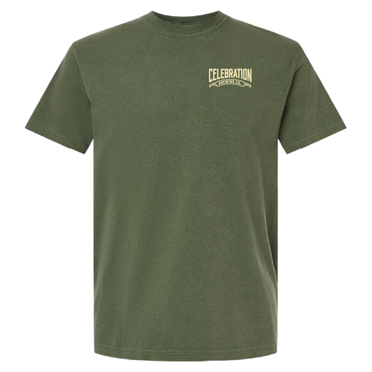 Celebration Brewing Company Superdelacashilistickrushelanidocious T-Shirt