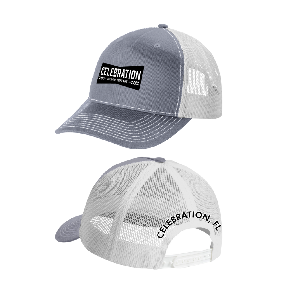 Celebration Brewing Company Wordmark Mesh Cap Both