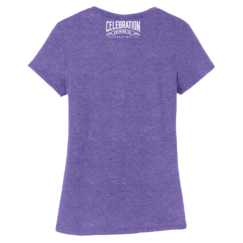 Celebration Brewing Company Womens Round Logo T-Shirt Back