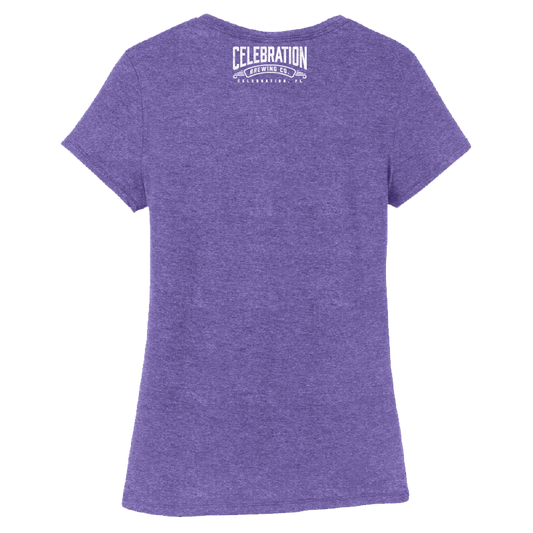 Celebration Brewing Company Womens Round Logo T-Shirt Back