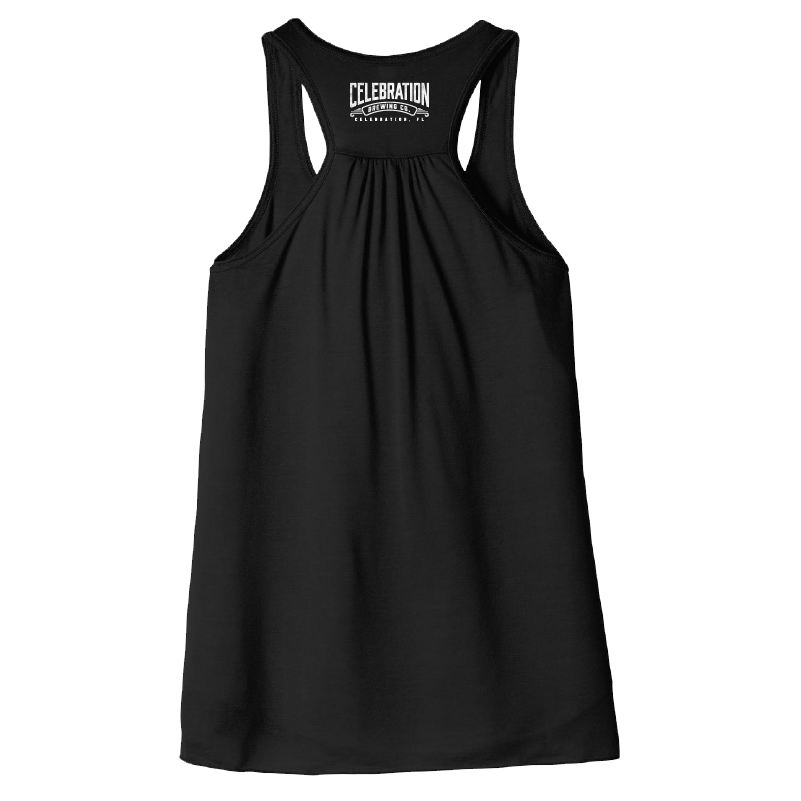 Celebration Brewing Company Womens Round Logo Tank Top Back