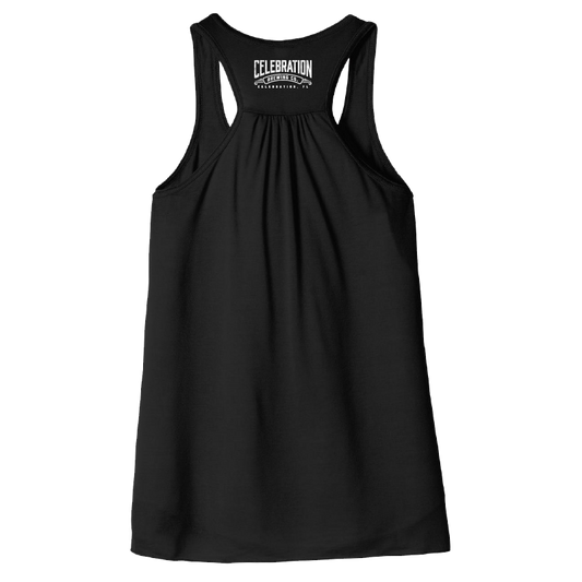 Celebration Brewing Company Womens Round Logo Tank Top Back