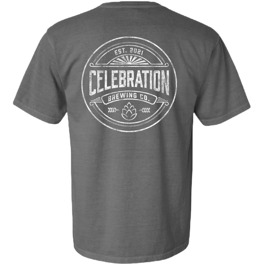 Celebration Brewing Company Wordmark Heavyweight T-Shirt Back