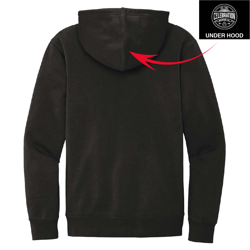 Celebration Brewing Company Wordmark Hoodie Back