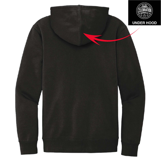 Celebration Brewing Company Wordmark Hoodie Back
