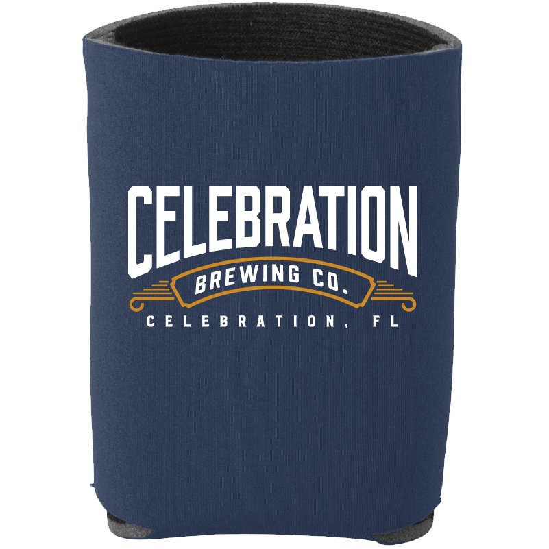 Celebration Brewing Company Wordmark Koozie