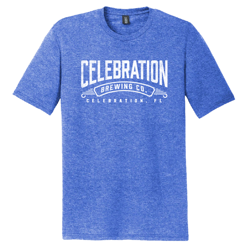 Celebration Brewing Company Wordmark T-Shirt Royal Frost
