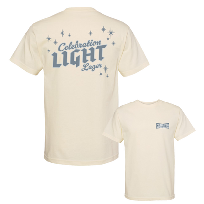 Celebration Brewing Co Celebration Light Lager T-Shirt Cream Double