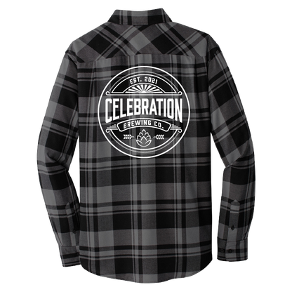 Celebration Brewing Company Flannel Long Sleeve T-Shirt