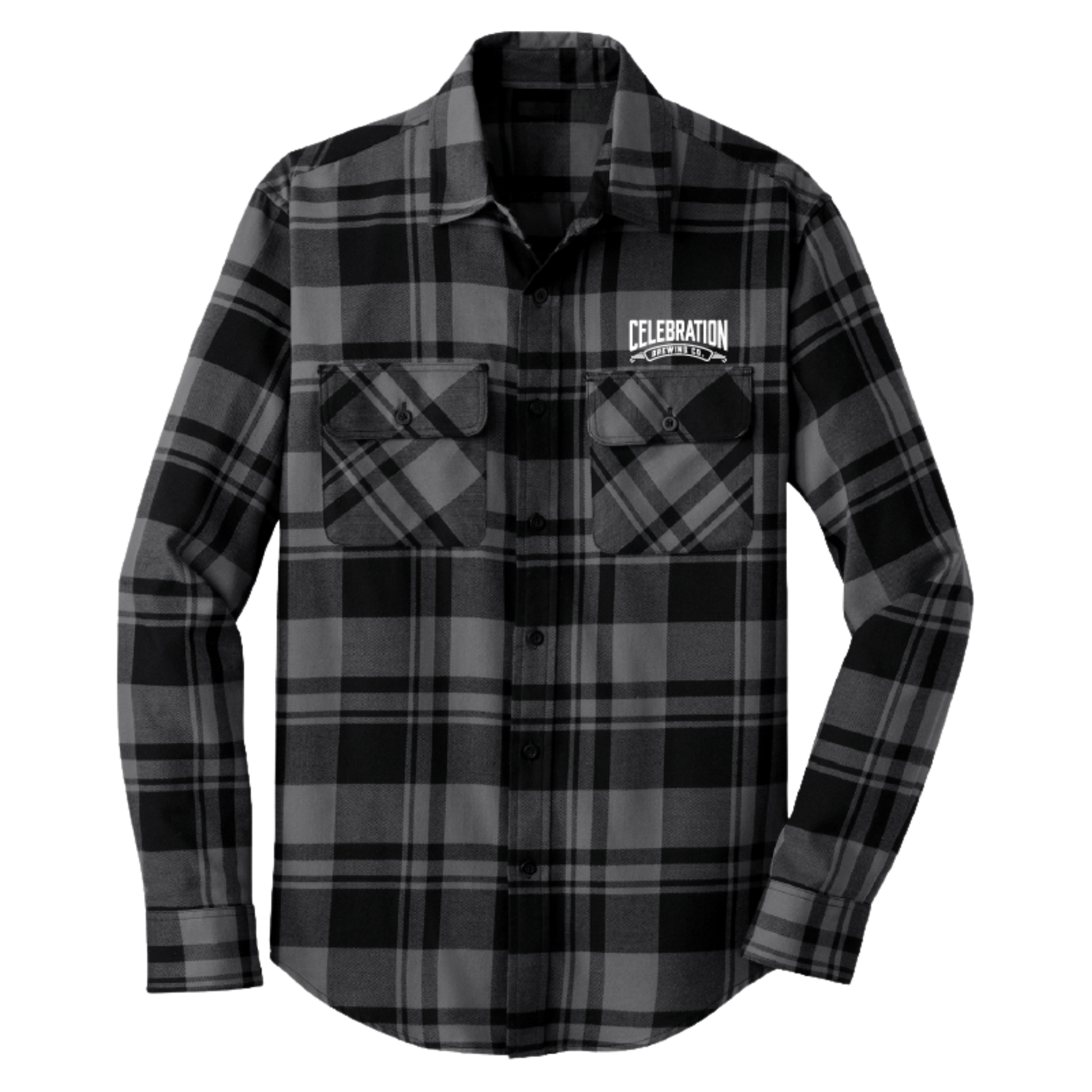 Celebration Brewing Company Flannel Long Sleeve T-Shirt