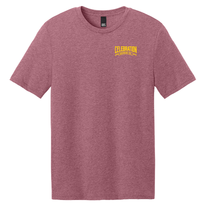 Celebration Brewing Company Greetings T-Shirt Orchid Haze Front