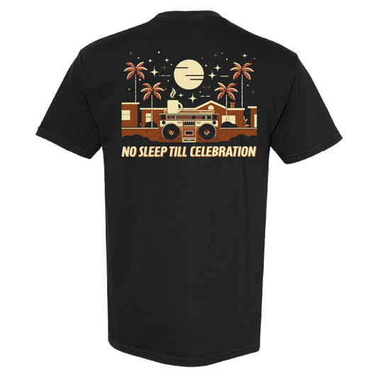 Celebration Brewing Company No Sleep Till Celebration T-Shirt