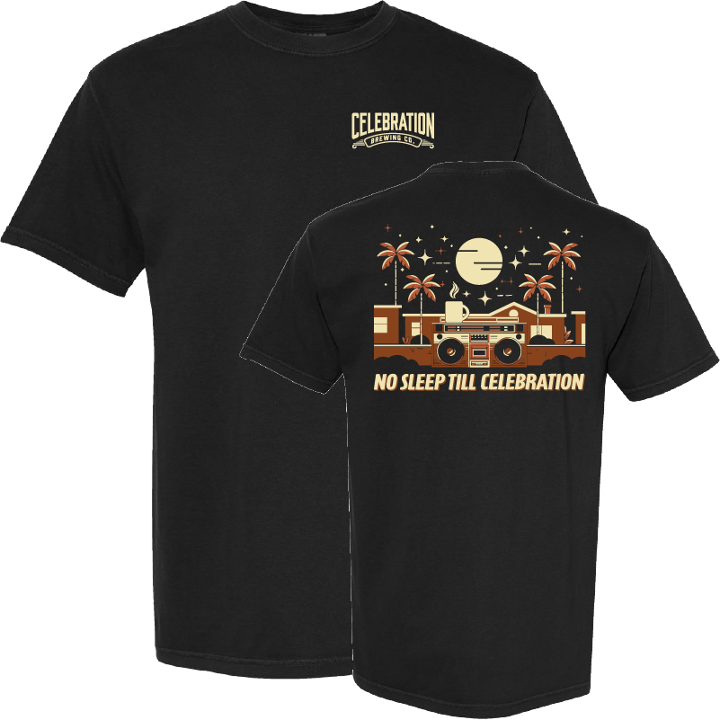 Celebration Brewing Company No Sleep Till Celebration T-Shirt