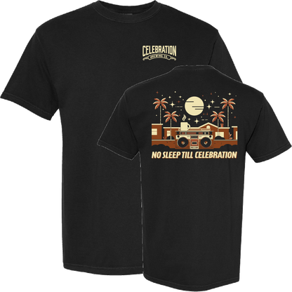 Celebration Brewing Company No Sleep Till Celebration T-Shirt
