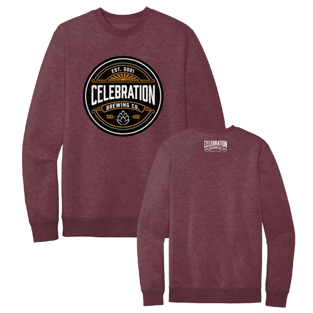 Celebration Brewing Company Round Logo Crewneck Both