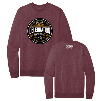 Celebration Brewing Company Round Logo Crewneck Both
