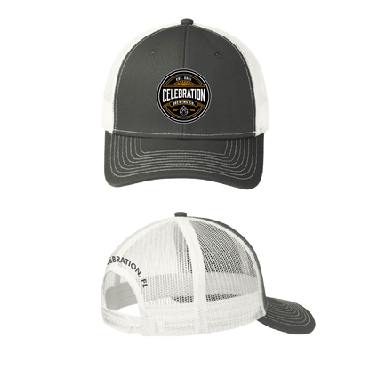 Celebration Brewing Company Round Logo Mesh Cap Charcoal Both