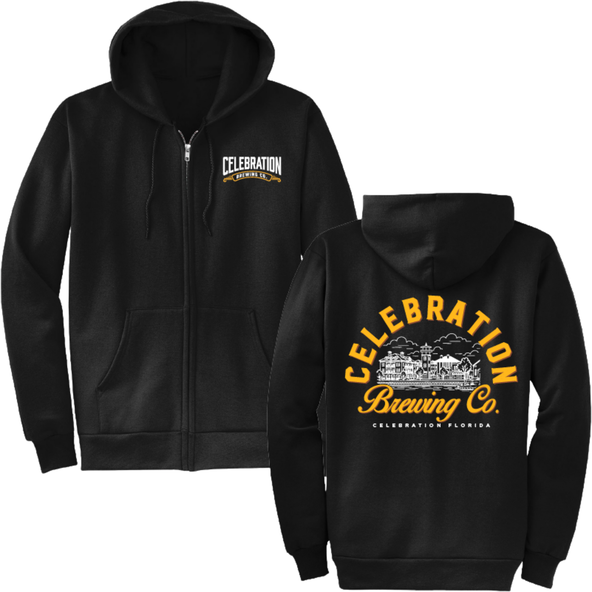 Celebration Brewing Company Skyline Hoodie