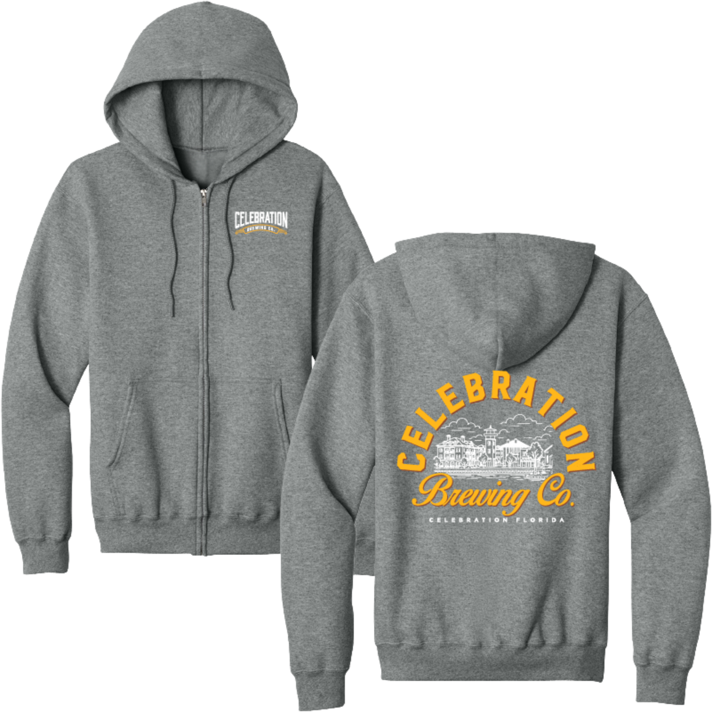 Celebration Brewing Company Skyline Hoodie