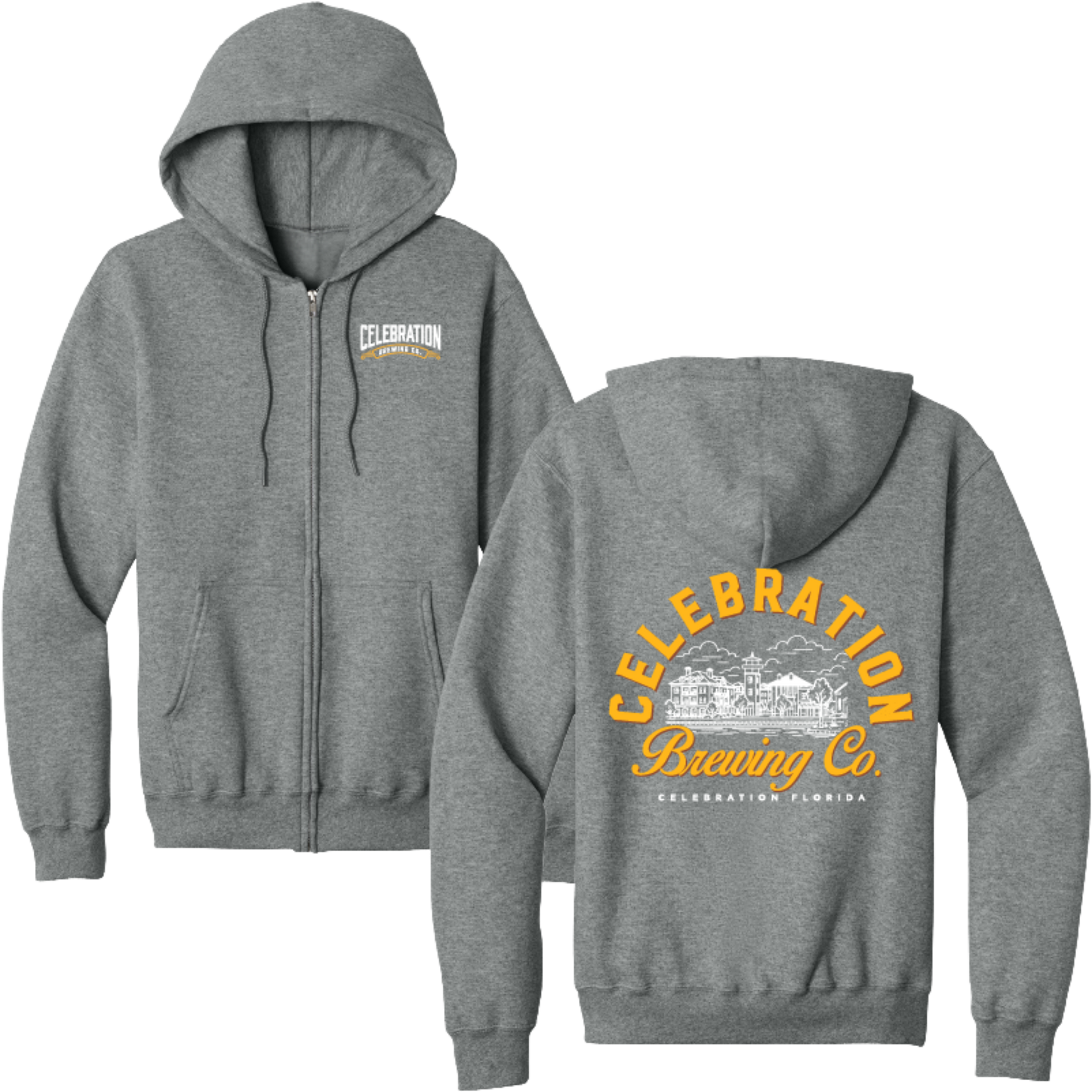 Celebration Brewing Company Skyline Hoodie