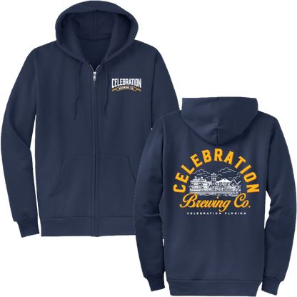 Celebration Brewing Company Skyline Hoodie