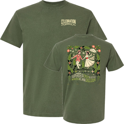 Celebration Brewing Company Superdelacashilistickrushelanidocious T-Shirt