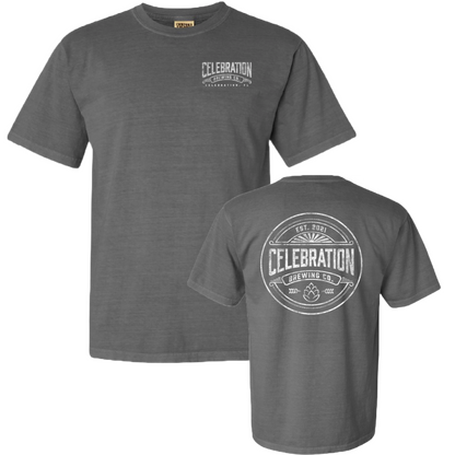 Celebration Brewing Company Wordmark Heavyweight T-Shirt Both