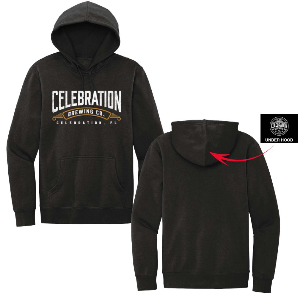 Celebration Brewing Company Wordmark Hoodie Both