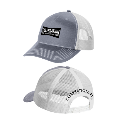 Celebration Brewing Company Wordmark Mesh Cap Both