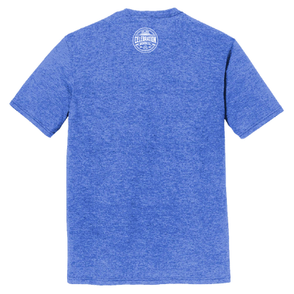 Celebration Brewing Company Wordmark T-Shirt Royal Frost Back