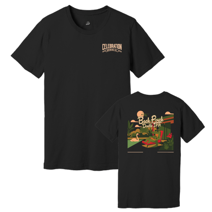 Celebration Brewing Company Back Porch T-Shirt Black Both
