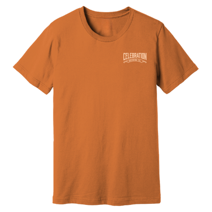 Celebration Brewing Company Back Porch T-Shirt Orange