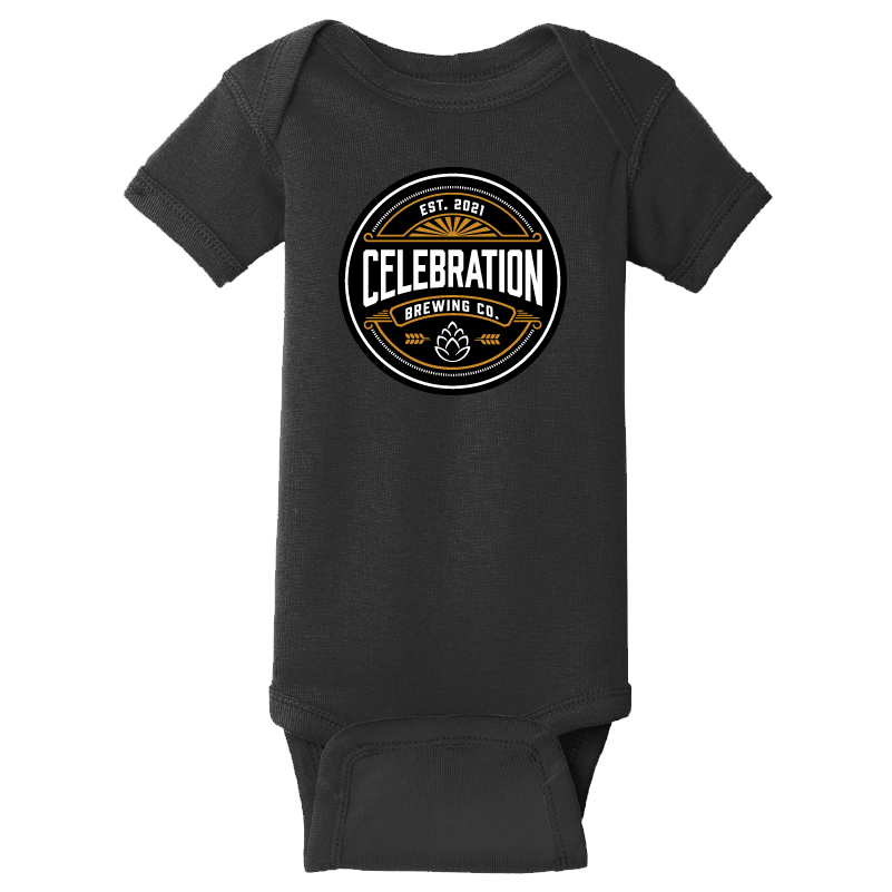 Celebration Brewing Company Infant Round Logo Onesie