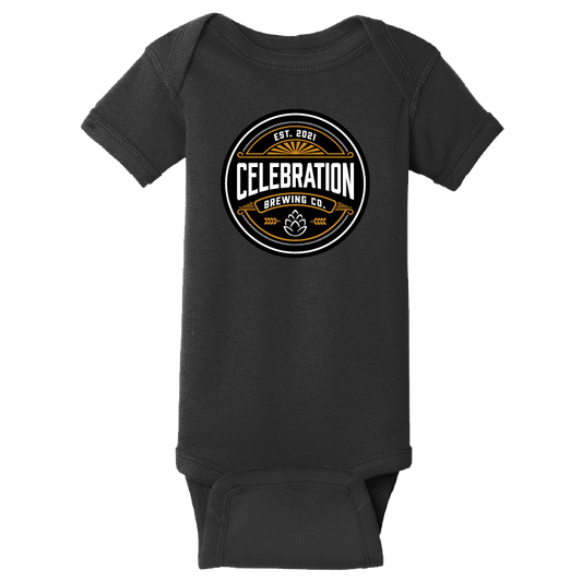 Celebration Brewing Company Infant Round Logo Onesie