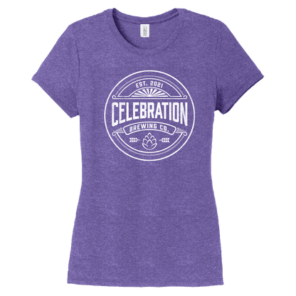 Celebration Brewing Company Womens Round Logo T-Shirt