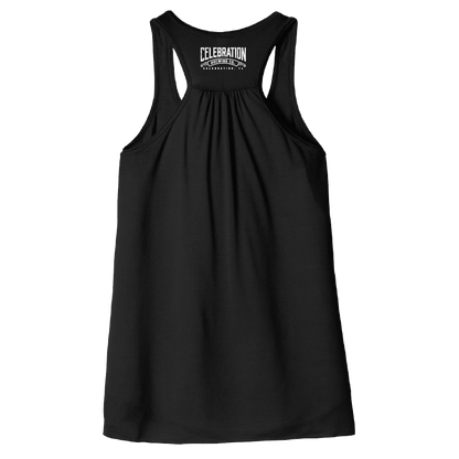 Celebration Brewing Company Womens Round Logo Tank Top Back