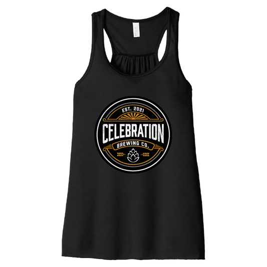 Celebration Brewing Company Womens Round Logo Tank Top