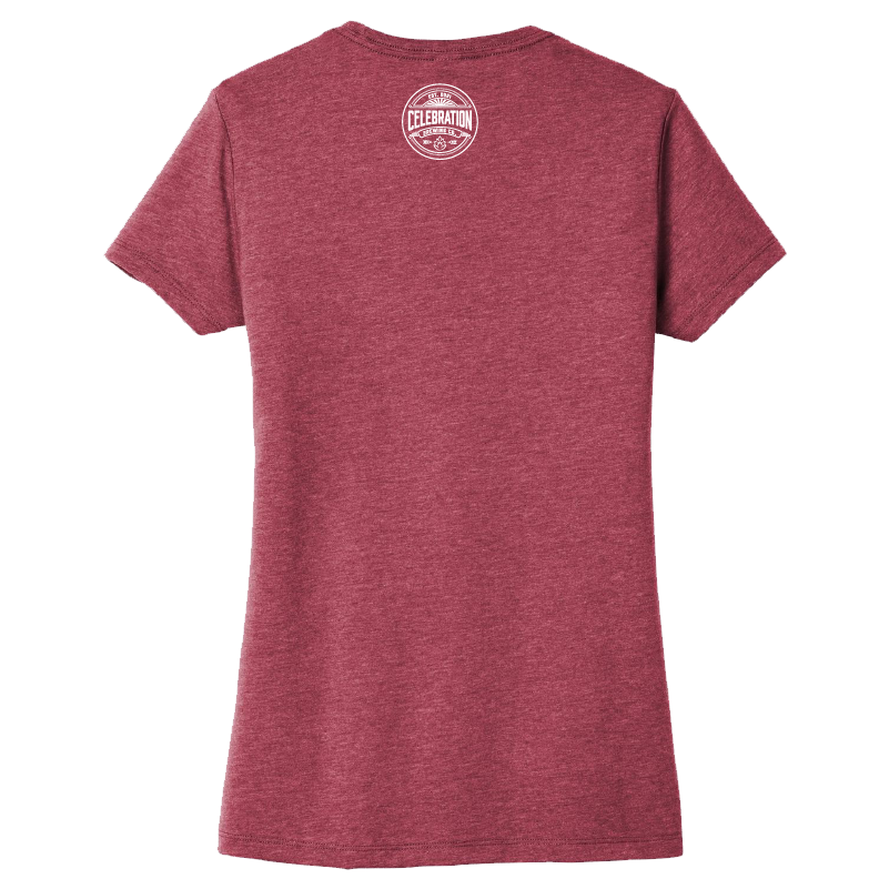 Celebration Brewing Company Womens Wordmark T-Shirt Back
