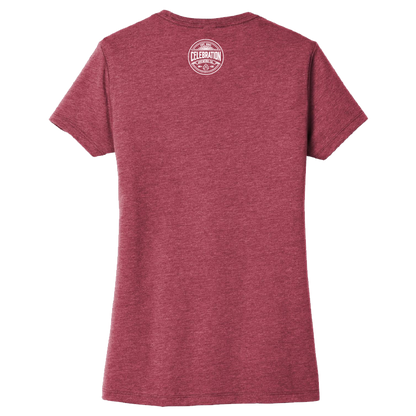Celebration Brewing Company Womens Wordmark T-Shirt Back