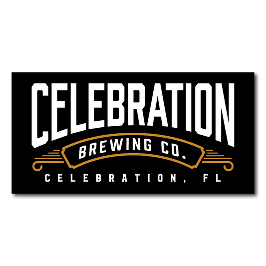 Celebration Brewing Company Wordmark Decal