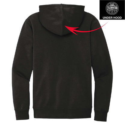 Celebration Brewing Company Wordmark Hoodie Back