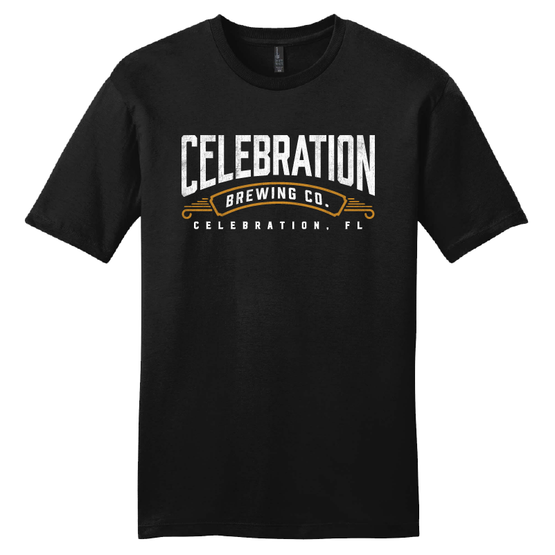 Celebration Brewing Company Wordmark T-Shirt Black