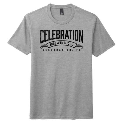 Celebration Brewing Company Wordmark T-Shirt Grey Frost